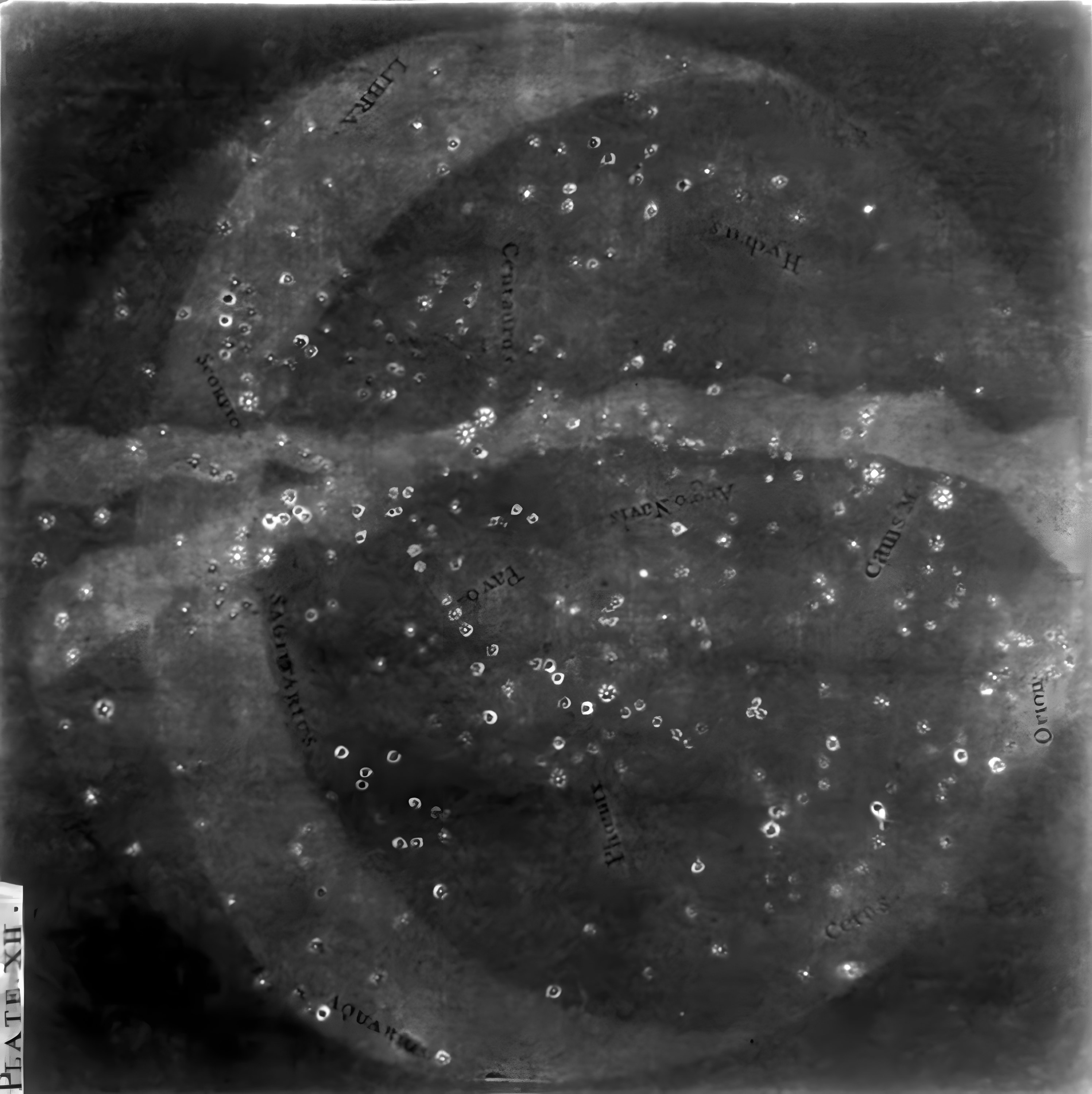 Thomas Wright's plate of the stars as a vast shell